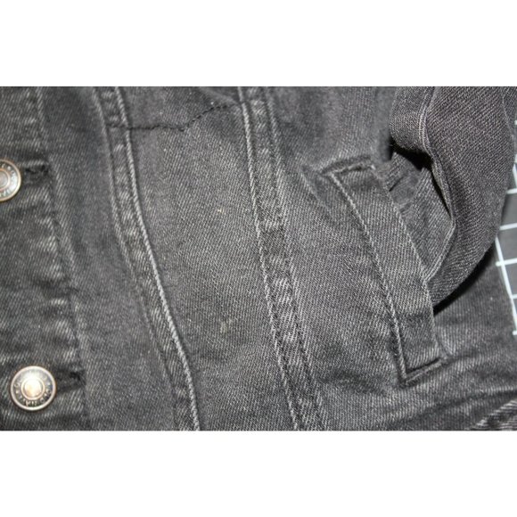 Old Navy/ Jacket with hood/(Size 3T) Black Demin with sweatshirt hoodie - Picture 16 of 16